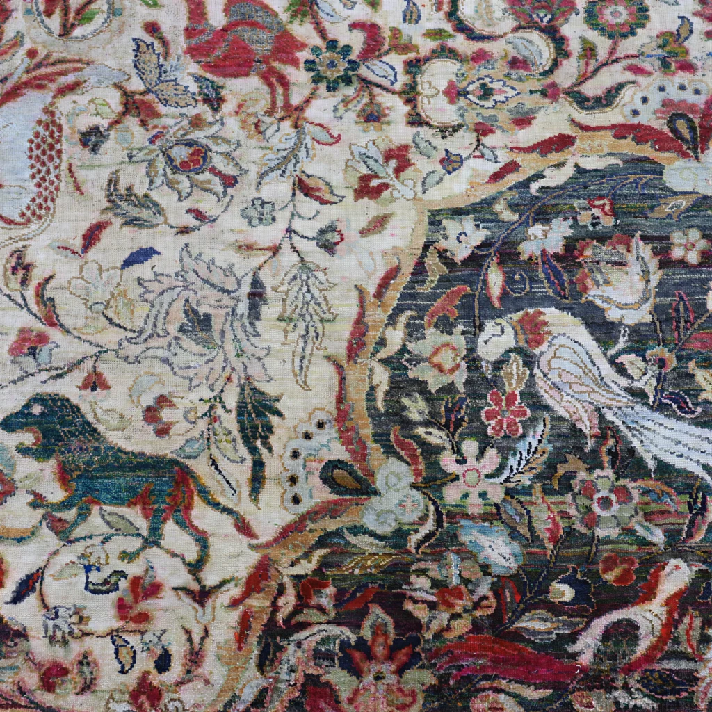 Red Alchemy Traditional Silk Rug