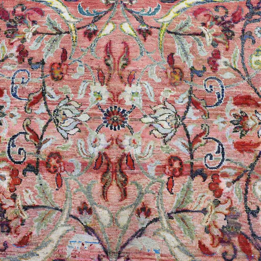 Red Alchemy Traditional Silk Rug
