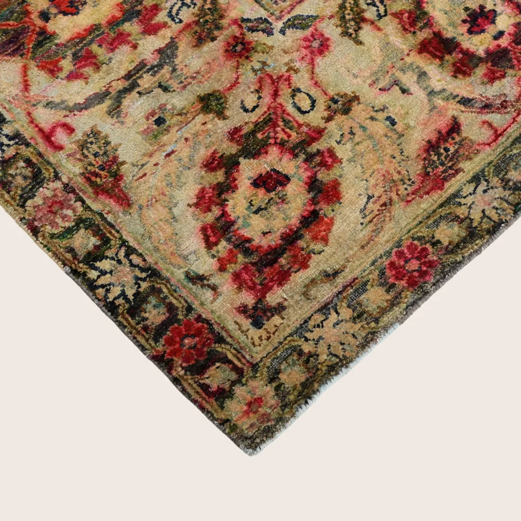 Red Alchemy Traditional Silk Rug